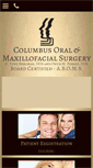 Mobile Screenshot of columbusoralindiana.com